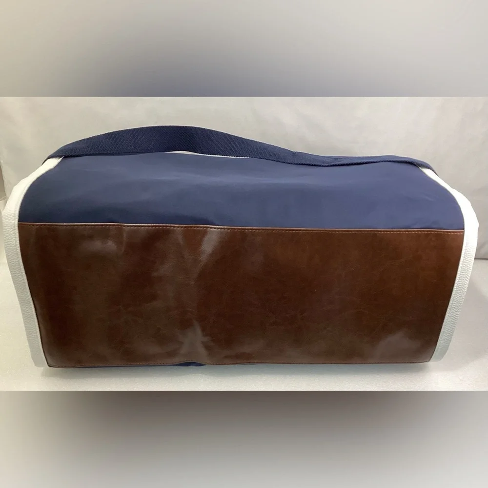 Polo Ralph Lauren Duffel Bag Garment Bag 2-in-1 Travel Suit Bag Blue w Logo